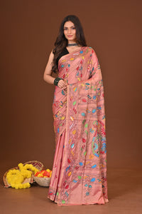 RONGMELA BLENDED SILK KANTHA SAREE