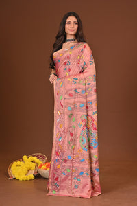 RONGMELA BLENDED SILK KANTHA SAREE