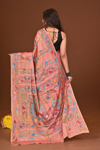 RONGMELA BLENDED SILK KANTHA SAREE