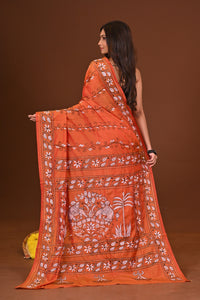 RONGOBOLI BLENDED SILK KANTHA SAREE