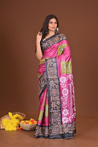 RONGTULIKA TUSSAR DIY KANTHA SAREE