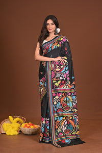 ROUDRORAJANI BLENDED SILK KANTHA SAREE