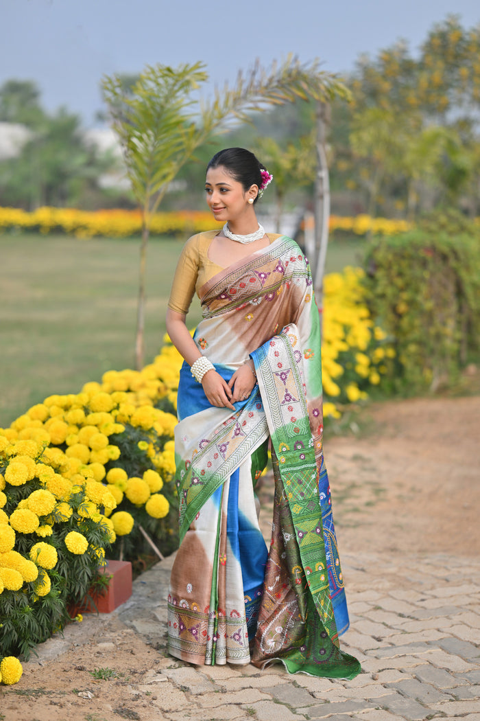 Tussar Diy Lambani Saree