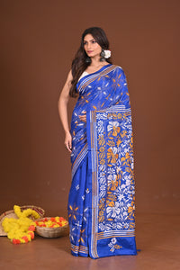SAMUDRIKASAAJ BLENDED SILK KANTHA SAREE