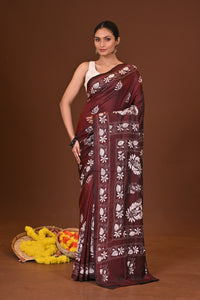 SARANGI BLENDED SILK KANTHA SAREE