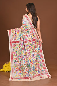 SHAANTASHARODINI PURE SILK KANTHA SAREE