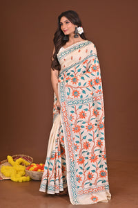 SHARADSOHAG PURE SILK KANTHA SAREE