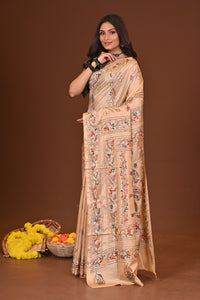 SHARODSHREE BLENDED SILK KANTHA SAREE