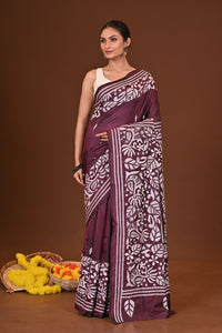 SHARODSHIULI BLENDED SILK KANTHA SAREE