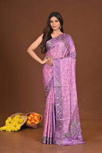 SHYAMATARINI BLENDED SILK KANTHA SAREE