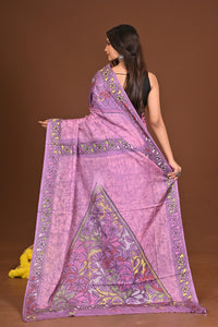 SHYAMATARINI BLENDED SILK KANTHA SAREE