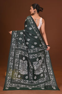 SHYAMOLI BLENDED SILK KANTHA SAREE