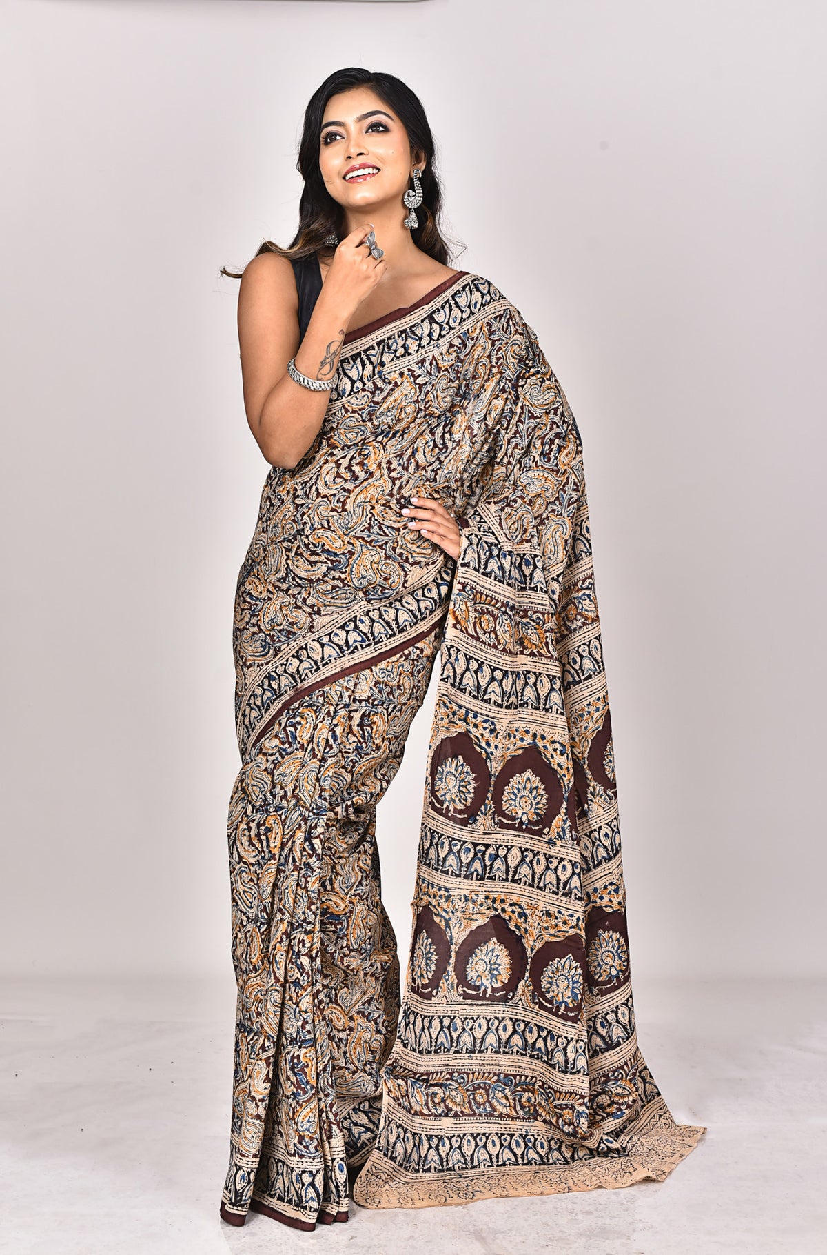 SILK KALAMKARI SAREE