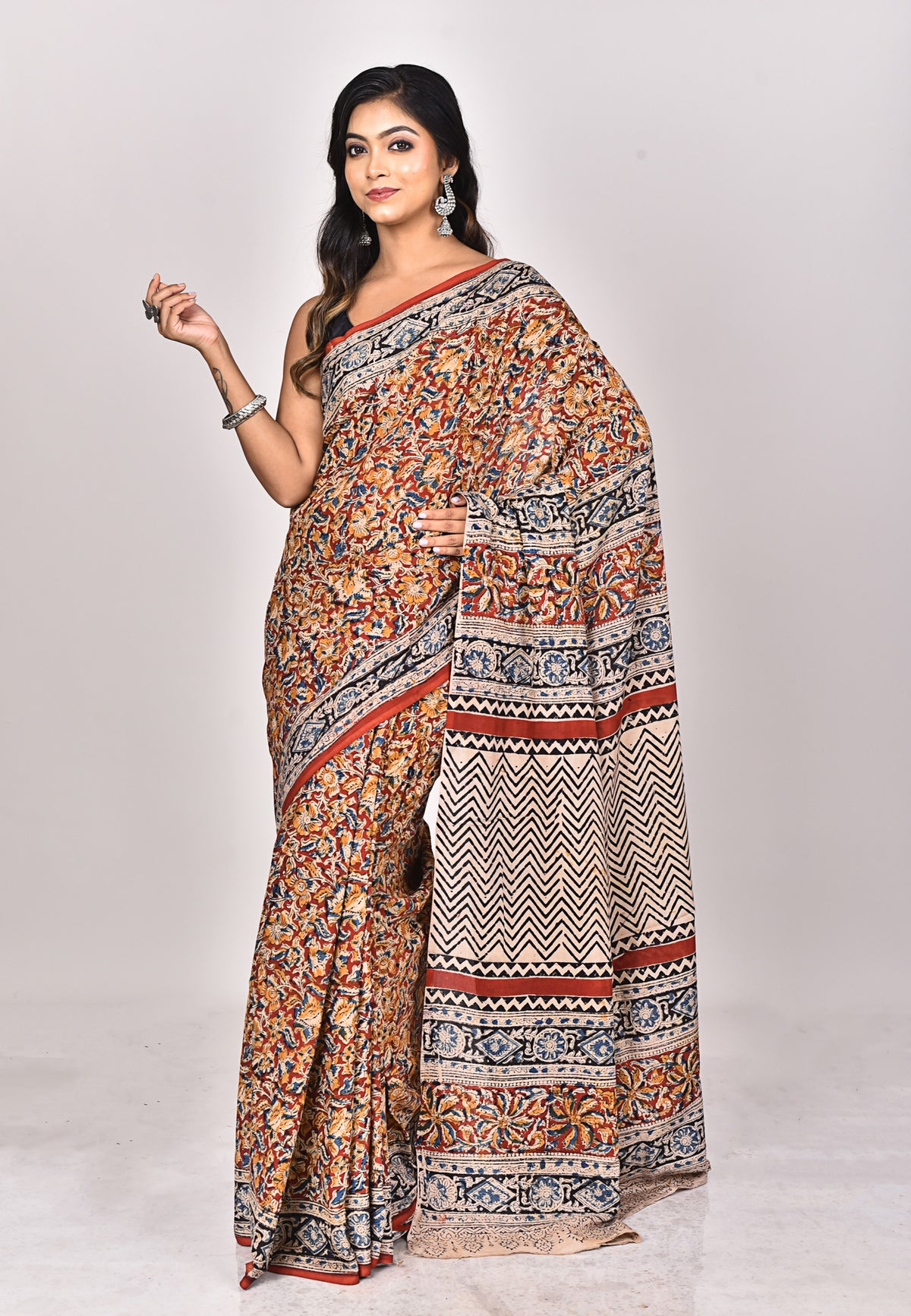 SILK KALAMKARI SAREE