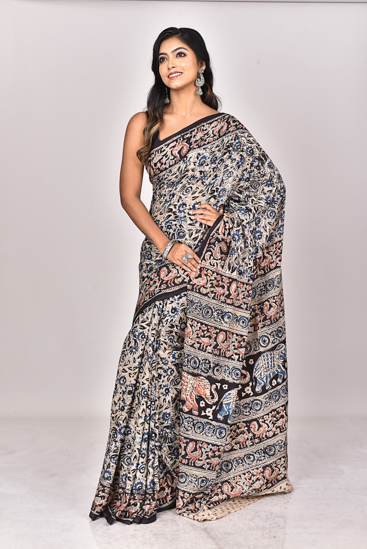 SILK KALAMKARI SAREE