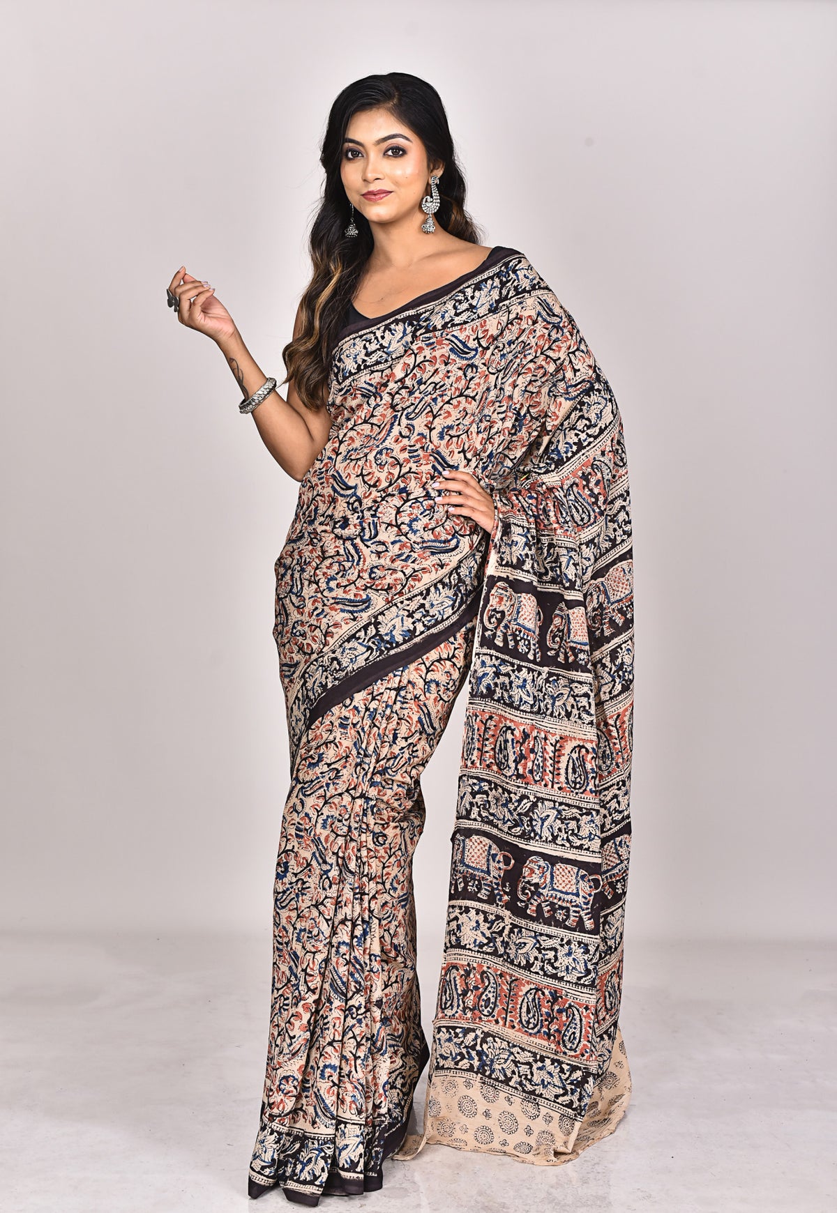 SILK KALAMKARI SAREE