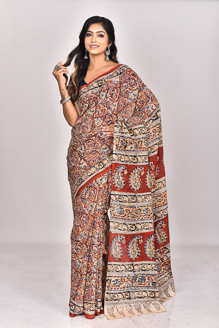 SILK KALAMKARI SAREE