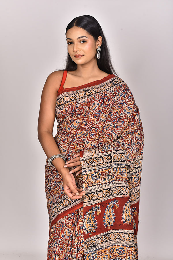 SILK KALAMKARI SAREE