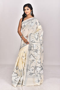 TUSSAR SILK KANTHA SAREE