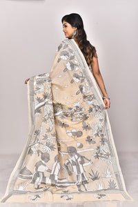 TUSSAR SILK KANTHA SAREE