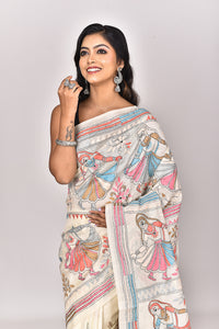 TUSSAR SILK KANTHA SAREE