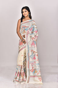 TUSSAR SILK KANTHA SAREE