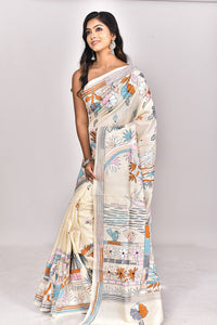TUSSAR SILK KANTHA SAREE