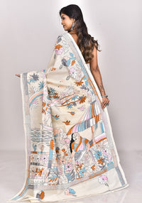 TUSSAR SILK KANTHA SAREE