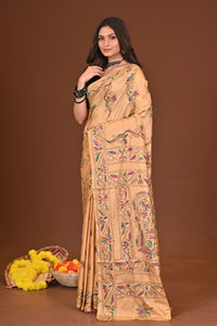 SWARNAJANLI BLENDED SILK KANTHA SAREE