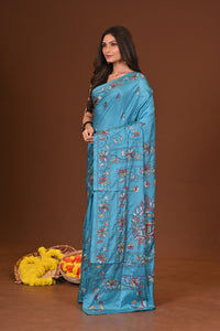 SONDHYARAGINI BLENDED SILK KANTHA SAREE