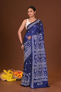 SROTINI BLENDED SILK KANTHA SAREE