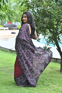 SANTINIKETAN HAND BATIK SAREE