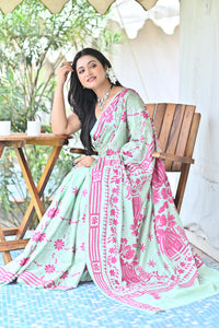 SHARVANI BLENDED SILK KANTHA SAREE