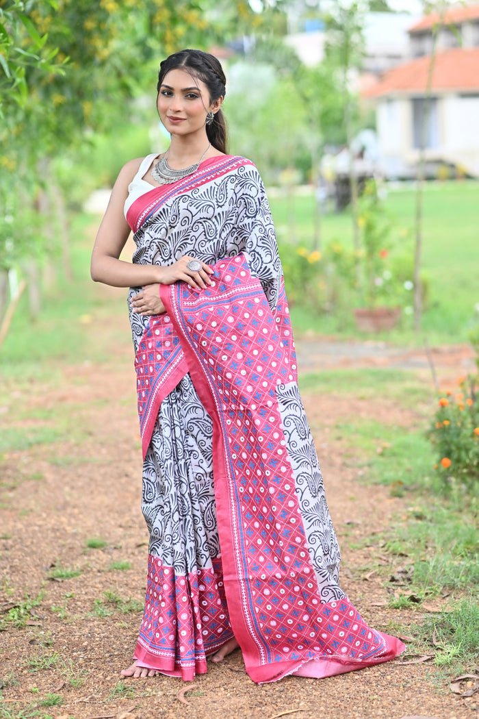 RAJARAJESHI GHICHA DIY GUJRATI SAREE
