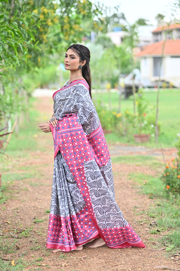 RAJARAJESHI GHICHA DIY GUJRATI SAREE