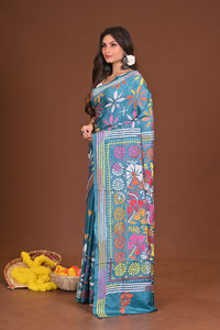 SHALINISHOBHA BLENDED SILK KANTHA SAREE