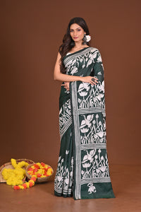 SUNDARSHARONI BLENDED SILK KANTHA SAREE