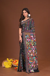 TAMORTITHI BLENDED SILK KANTHA SAREE