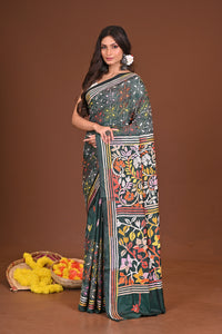 TAPASWINI BLENDED SILK KANTHA SAREE