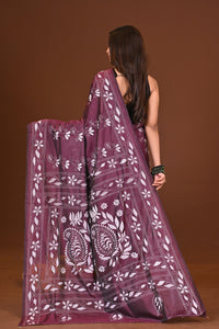 TARUNIKA BLENDED SILK KANTHA SAREE