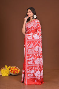TEJTARANGINI BLENDED SILK KANTHA SAREE