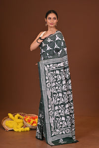 TOPOBANI BLENDED SILK KANTHA SAREE