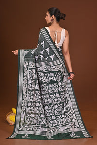 TOPOBANI BLENDED SILK KANTHA SAREE