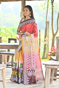 TOSSOR FUSION KANTHA SAREE