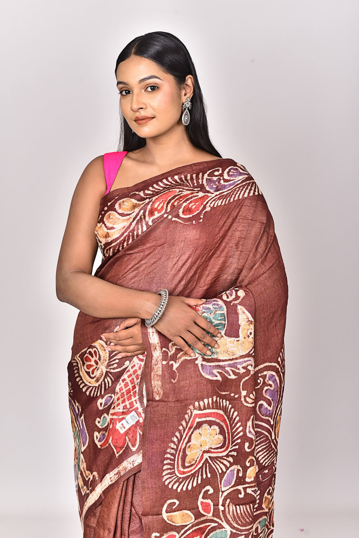 TUSSAR BATIK SILK SAREE