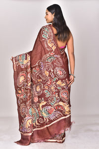 TUSSAR BATIK SILK SAREE
