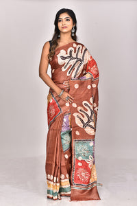 TUSSAR BATIK SILK SAREE