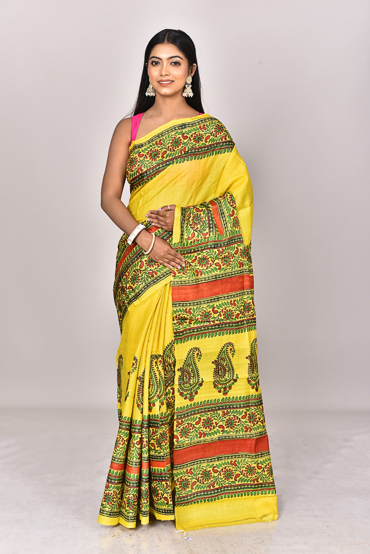 TUSSAR BLOCK SAREE