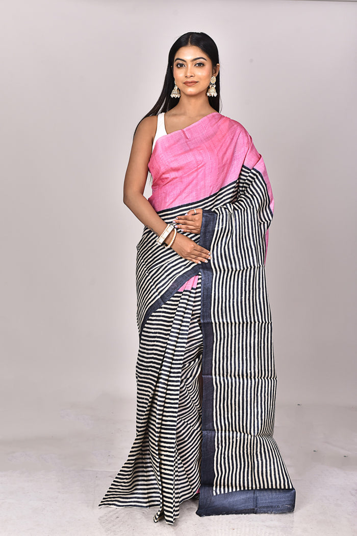 TUSSAR BLOCK SAREE