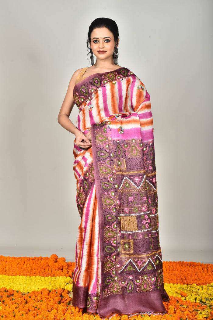TUSSAR DIY LAMBANI SILK SAREE